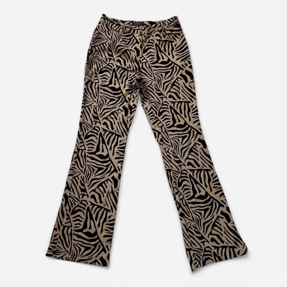 Black and Tan Animal Print Pants